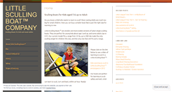 Desktop Screenshot of littlescullingboat.com