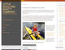 Tablet Screenshot of littlescullingboat.com